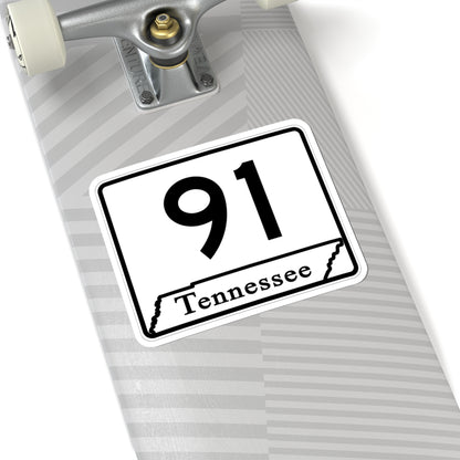Tennessee 91 (Tennessee) (Road Sign) STICKER Vinyl Kiss-Cut Decal