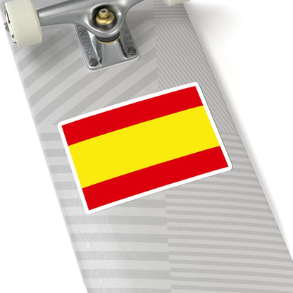 Color banner (Spain) STICKER Vinyl Kiss-Cut Decal