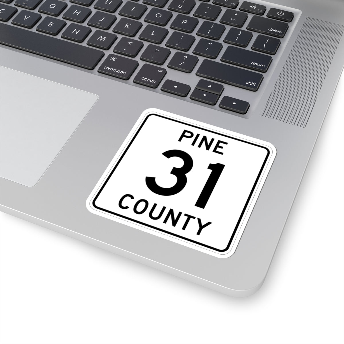 Pine County Route 31 MN (Minnesota) (Road Sign) STICKER Vinyl Kiss-Cut Decal