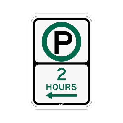 PBOT Road sign P3800L (Oregon) (Road Sign) STICKER Vinyl Kiss-Cut Decal