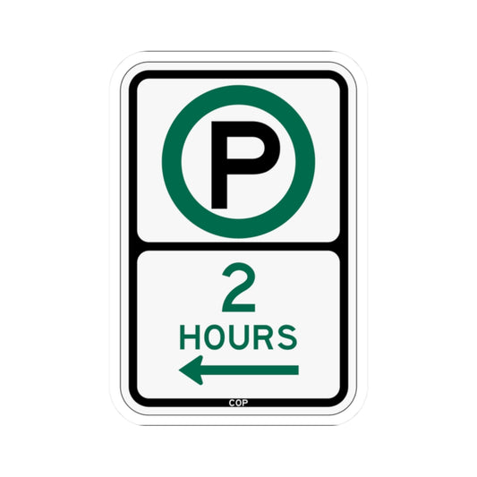 PBOT Road sign P3800L (Oregon) (Road Sign) STICKER Vinyl Kiss-Cut Decal