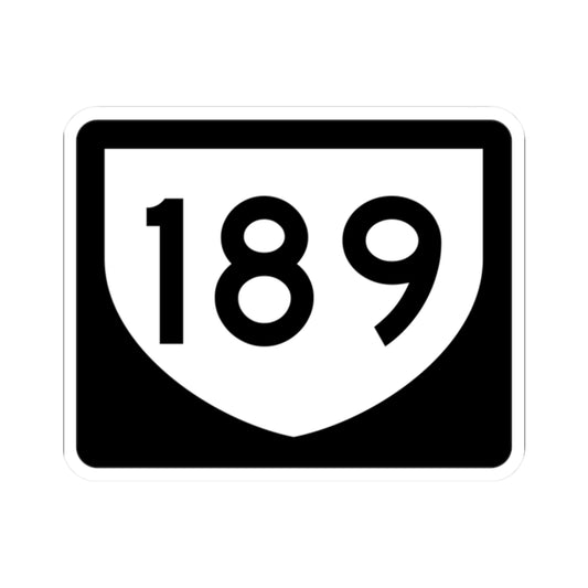 PR urban primary 189 (Puerto Rico) (Road Sign) STICKER Vinyl Kiss-Cut Decal
