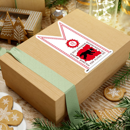 Banner of Duchy of Samogitia 1609-1618-2 (Belarus) (Coat of Arms) STICKER Vinyl Kiss-Cut Decal