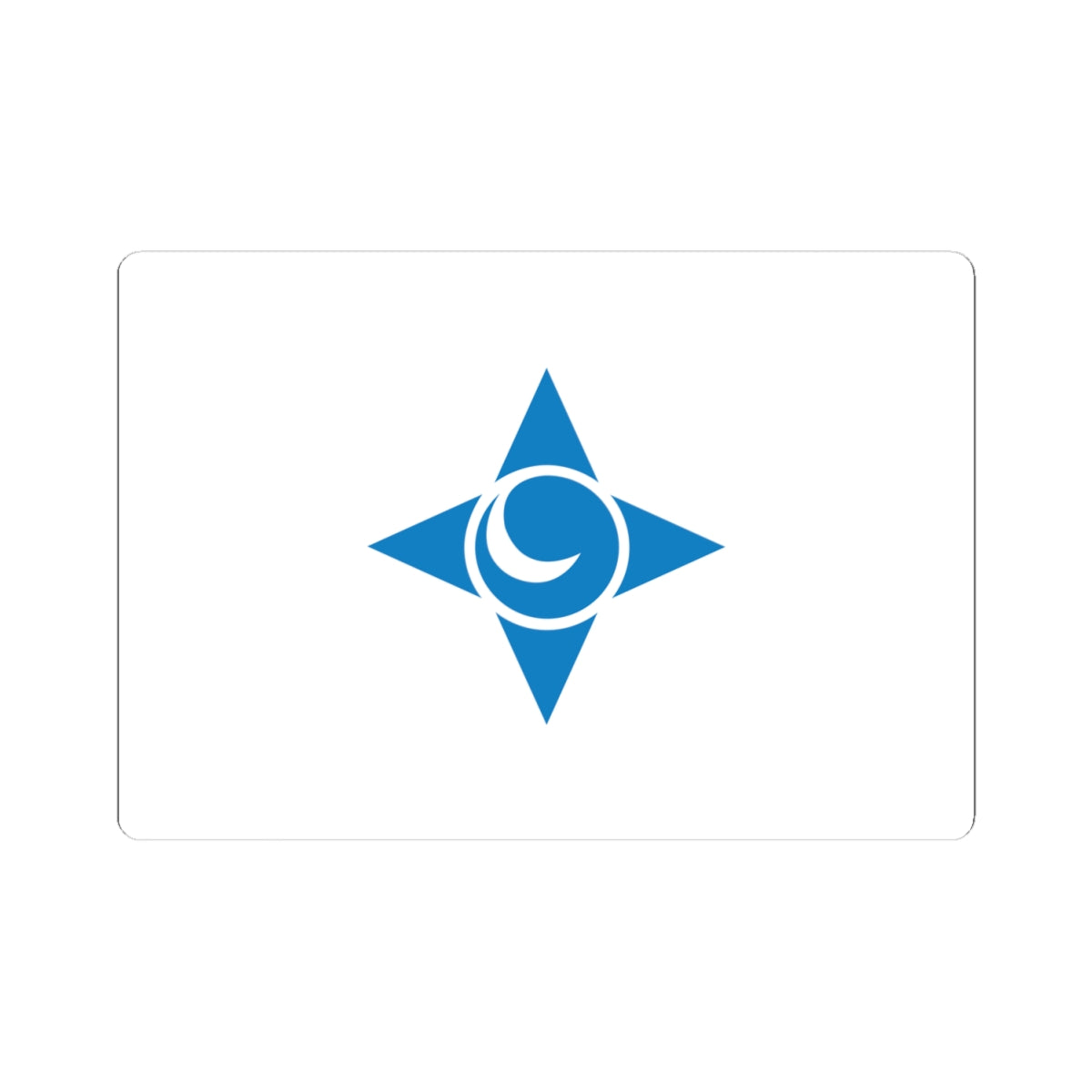 Flag of Noda Iwate (Japan) STICKER Vinyl Kiss-Cut Decal