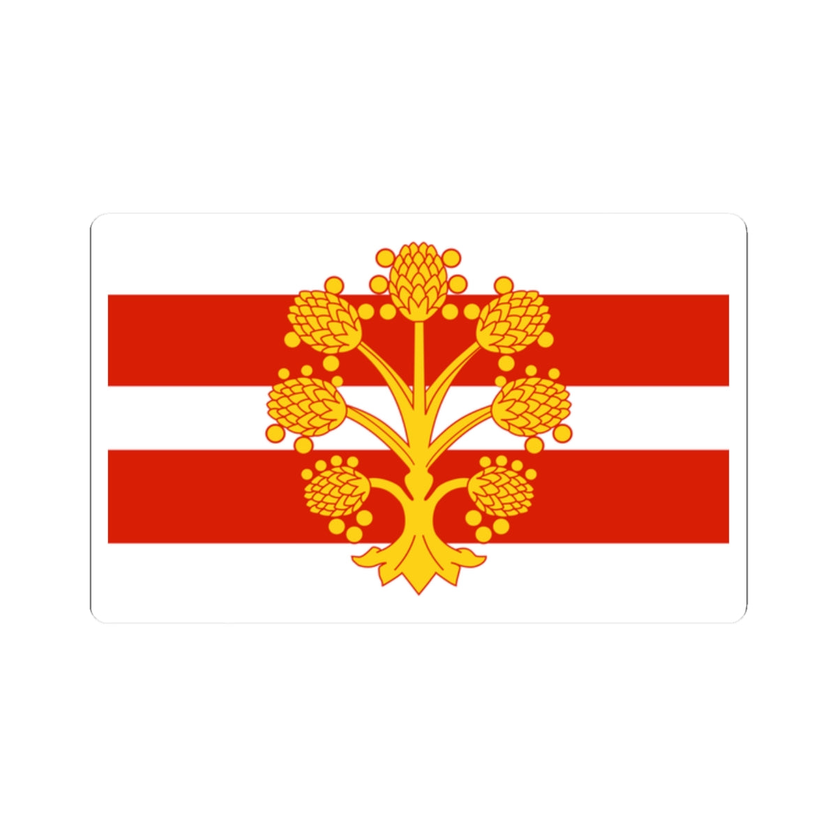 Flag of Westmorland (England) STICKER Vinyl Kiss-Cut Decal