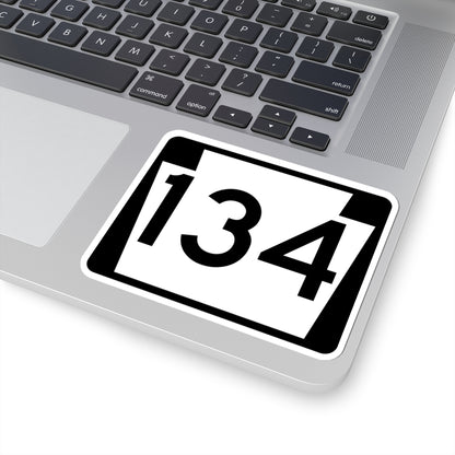 PA-134 (Pennsylvania) (Road Sign) STICKER Vinyl Kiss-Cut Decal