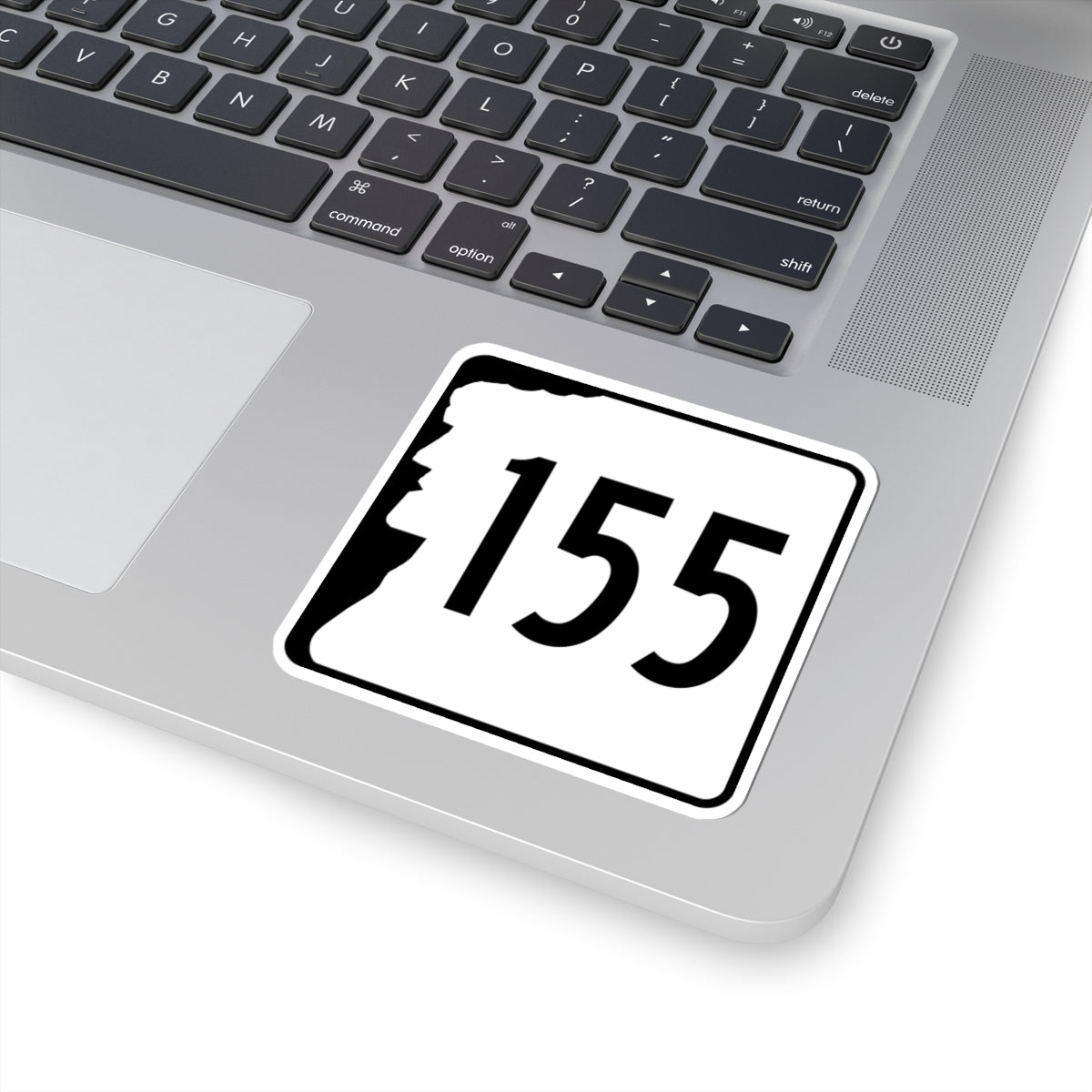 NH Route 155 (New Hampshire) (Road Sign) STICKER Vinyl Kiss-Cut Decal