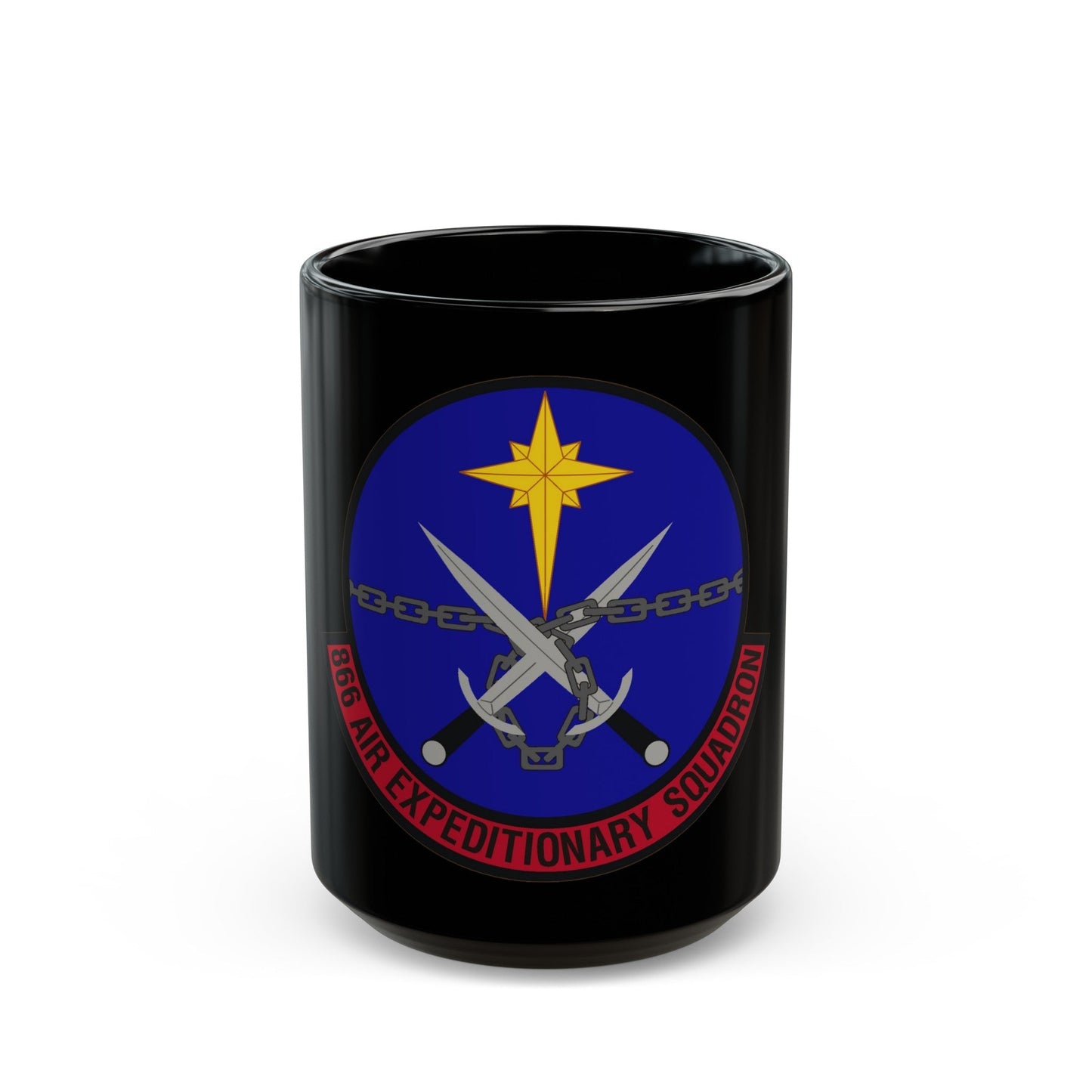 866th Air Expeditionary Squadron (U.S. Air Force) Black Coffee Mug-15oz-The Sticker Space