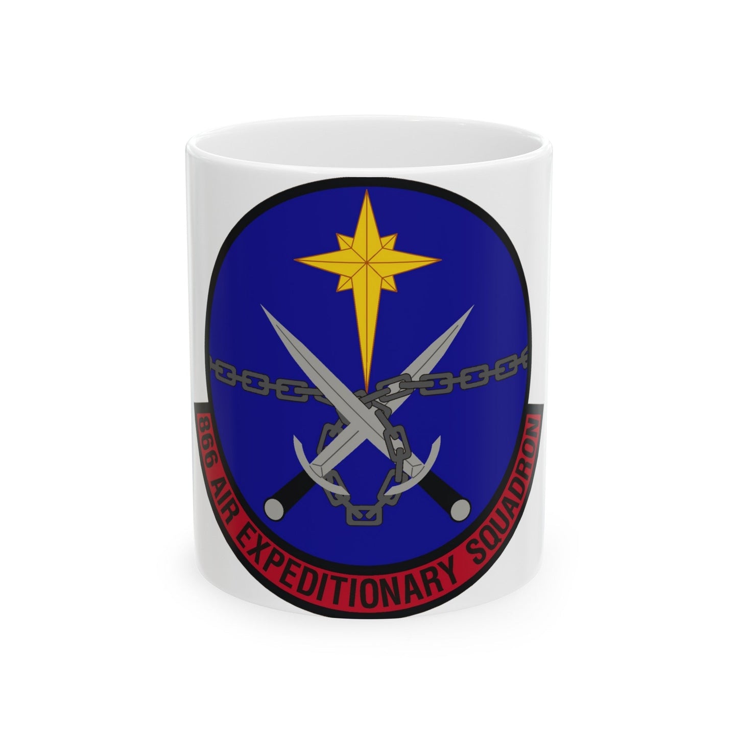 866th Air Expeditionary Squadron (U.S. Air Force) White Coffee Mug-11oz-The Sticker Space