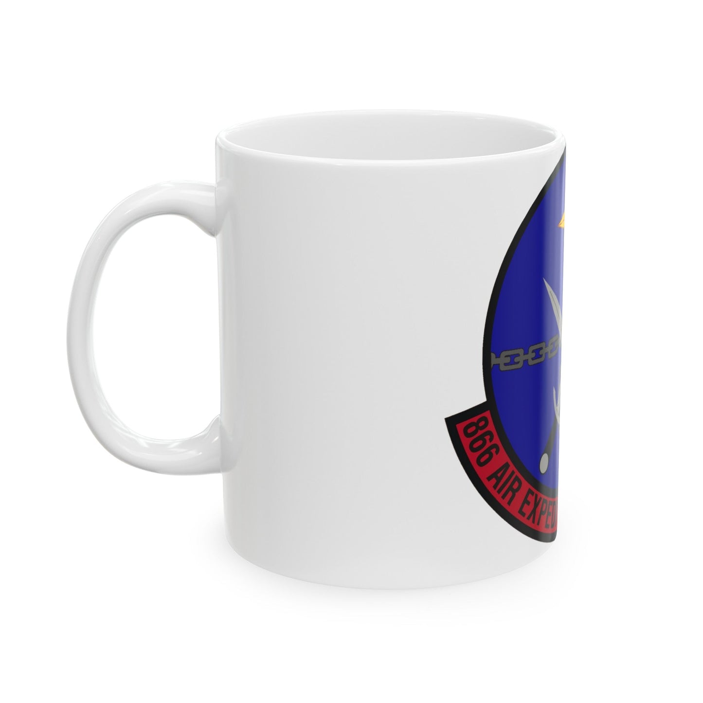 866th Air Expeditionary Squadron (U.S. Air Force) White Coffee Mug-The Sticker Space