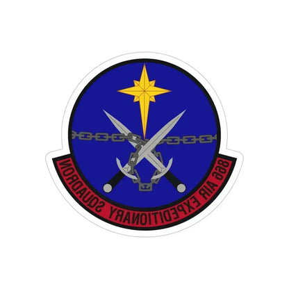 866th Air Expeditionary Squadron (U.S. Air Force) REVERSE PRINT Transparent Die-Cut STICKER 6 Inch Die-Cut Transparent - The Sticker Space