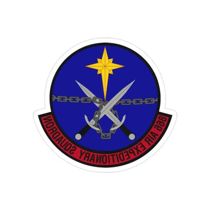 866th Air Expeditionary Squadron (U.S. Air Force) REVERSE PRINT Transparent Die-Cut STICKER - The Sticker Space