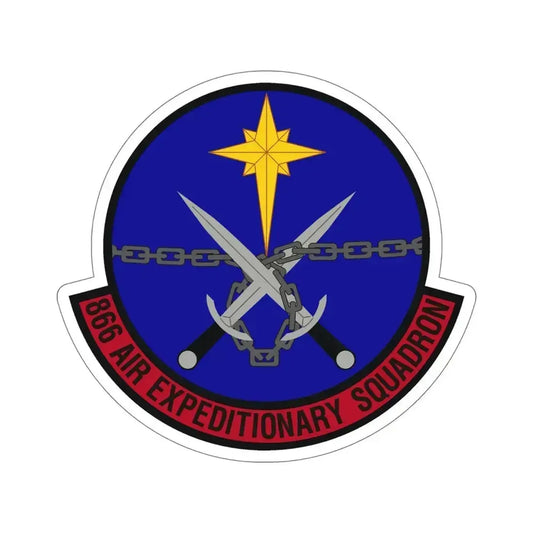 866th Air Expeditionary Squadron (U.S. Air Force) STICKER Vinyl Die-Cut Decal 6 Inch - The Sticker Space
