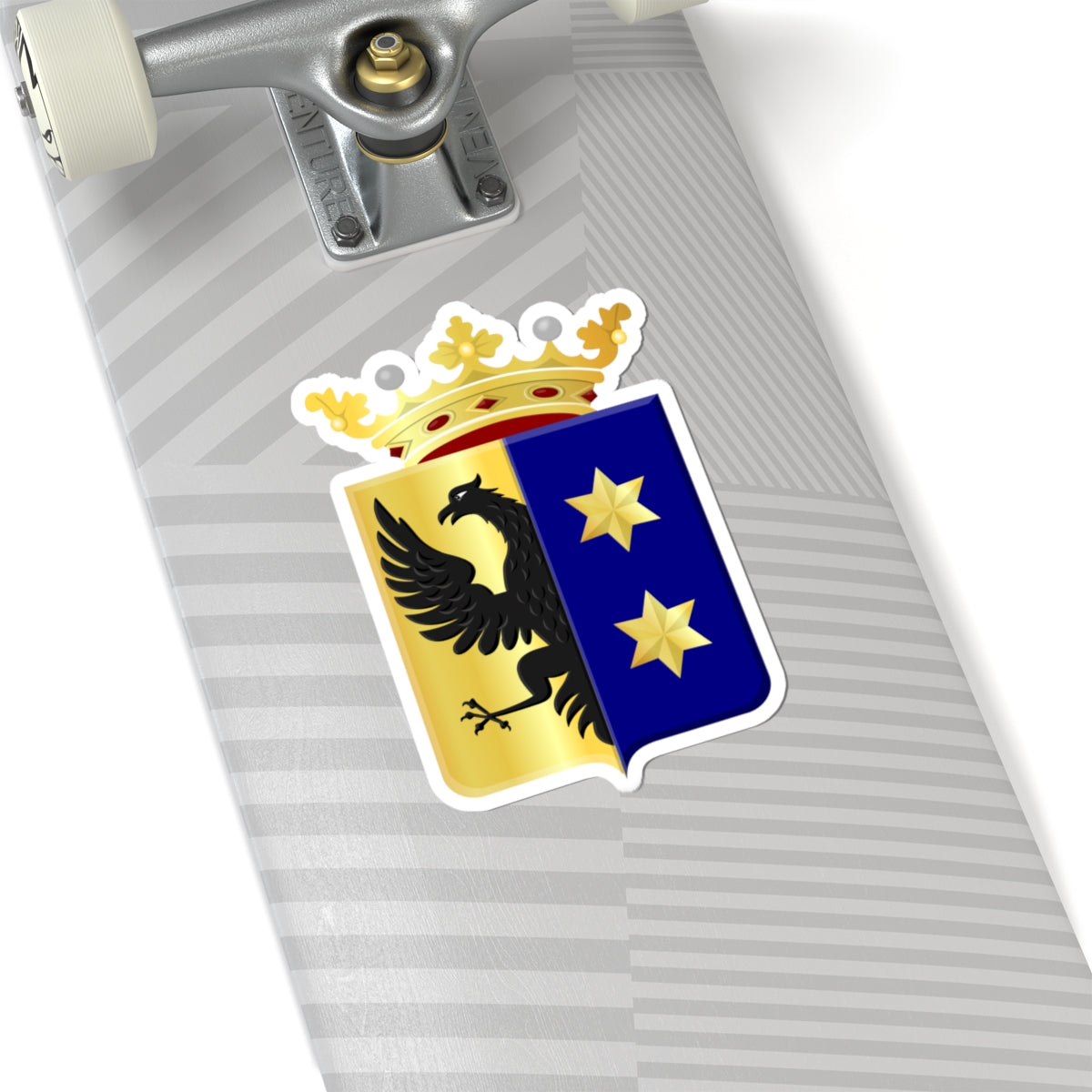 Baarderadeel wapen (Netherlands) (Coat of Arms) STICKER Vinyl Kiss-Cut Decal