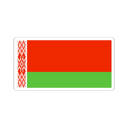 Flag of Belarus WFB 2000 (Belarus) STICKER Vinyl Kiss-Cut Decal