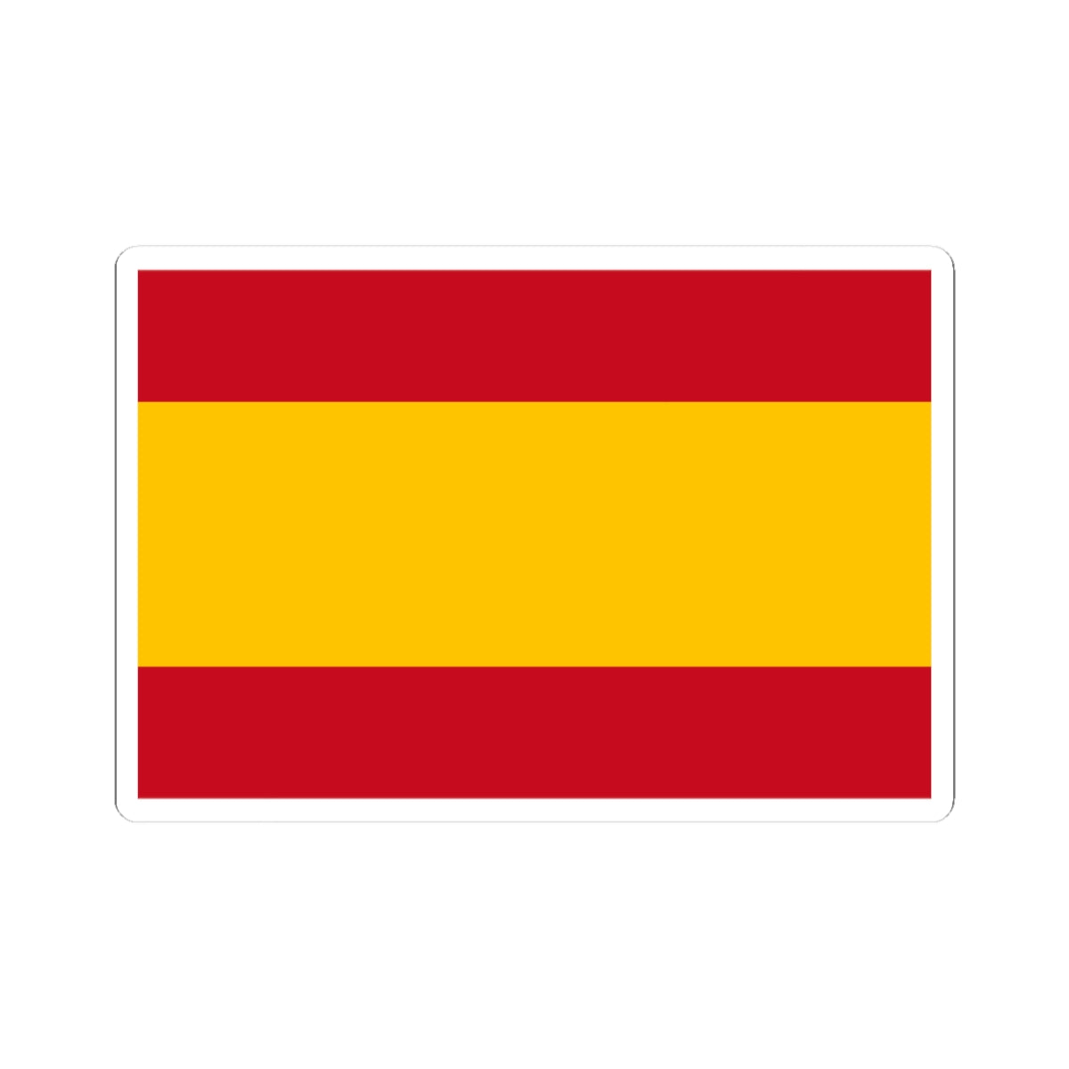 Flag of Spain civil (Spain) STICKER Vinyl Kiss-Cut Decal