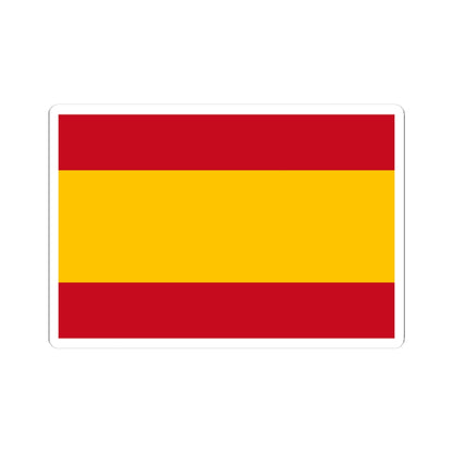 Flag of Spain civil (Spain) STICKER Vinyl Kiss-Cut Decal