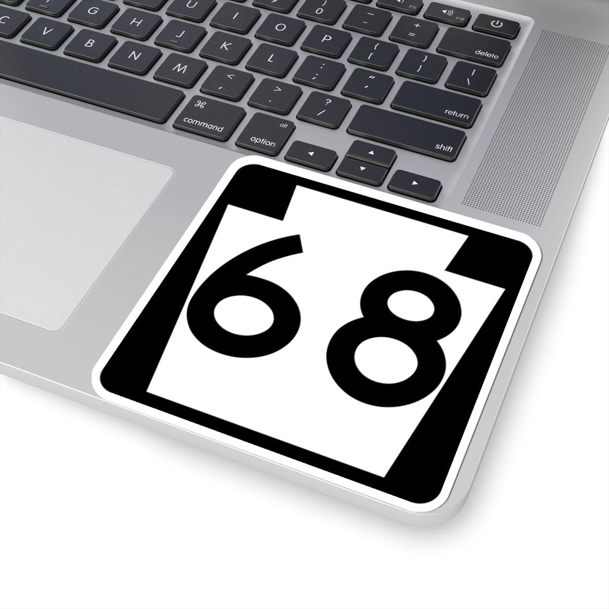 PA-68 (Pennsylvania) (Road Sign) STICKER Vinyl Kiss-Cut Decal