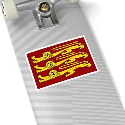 Royal Standard of England (United Kingdom) STICKER Vinyl Kiss-Cut Decal
