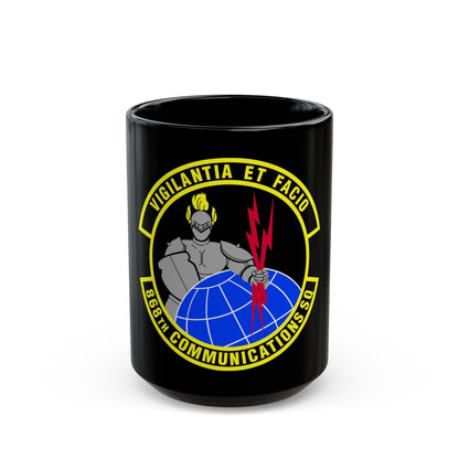 868th Communications Squadron (U.S. Air Force) Black Coffee Mug-15oz-The Sticker Space