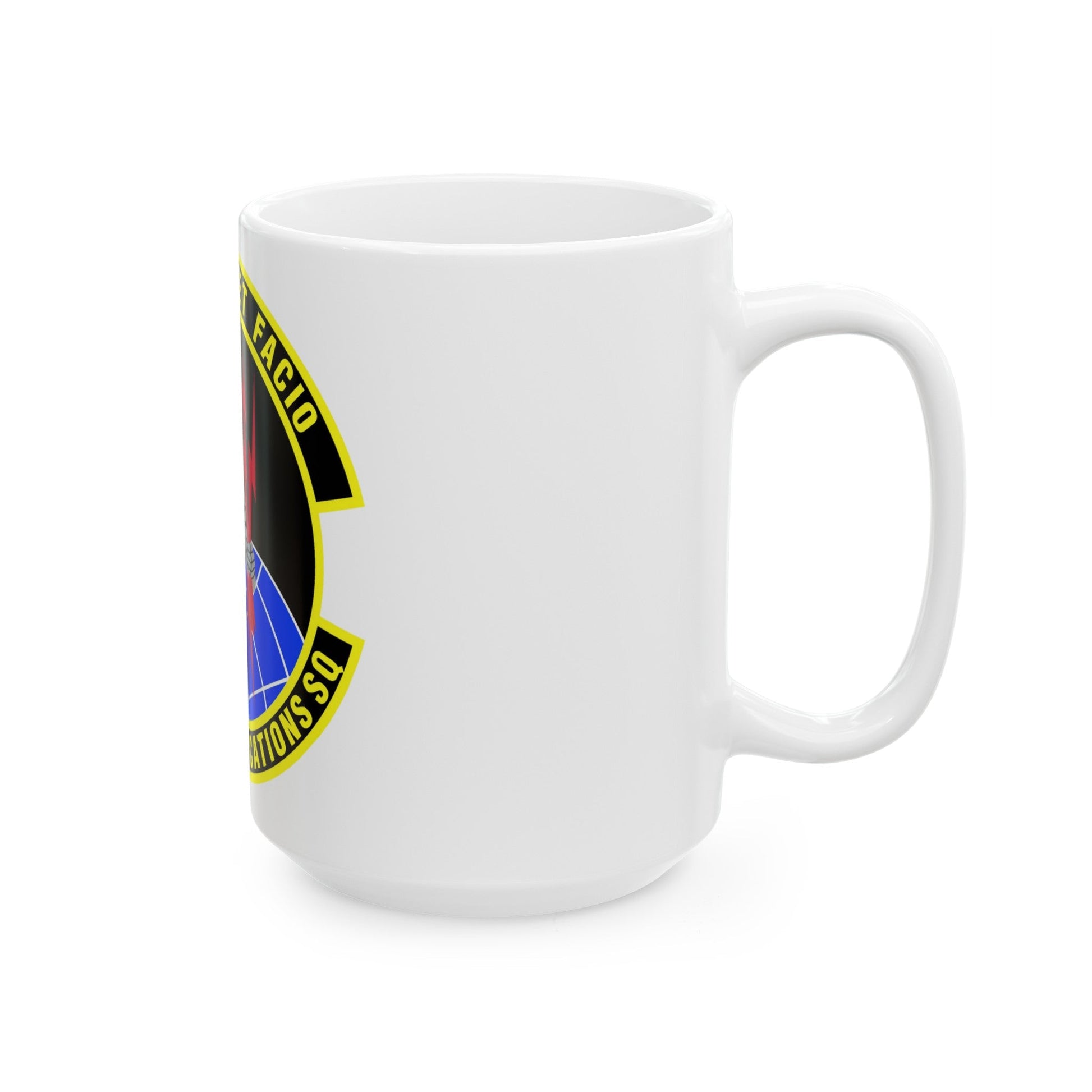 868th Communications Squadron (U.S. Air Force) White Coffee Mug-The Sticker Space