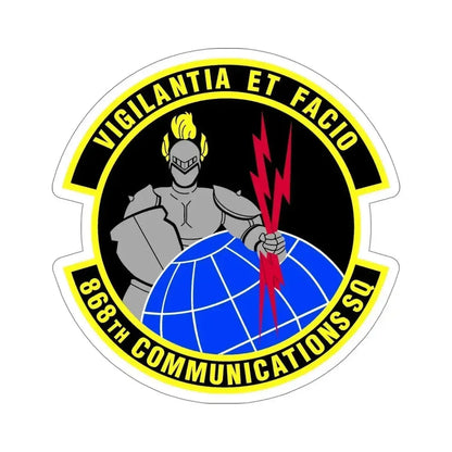868th Communications Squadron (U.S. Air Force) STICKER Vinyl Die-Cut Decal 5 Inch - The Sticker Space