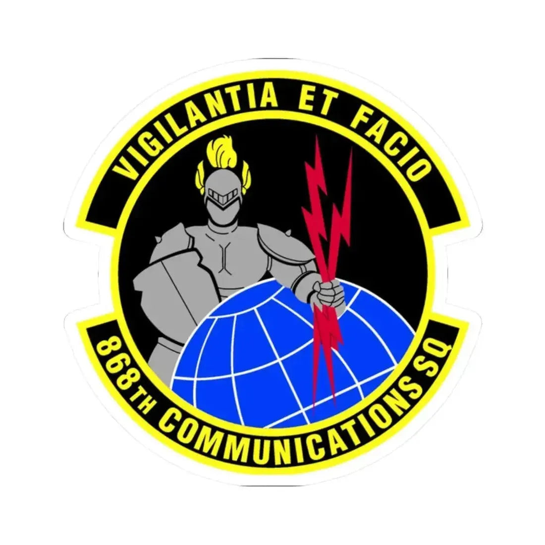 868th Communications Squadron (U.S. Air Force) STICKER Vinyl Kiss-Cut Decal - The Sticker Space