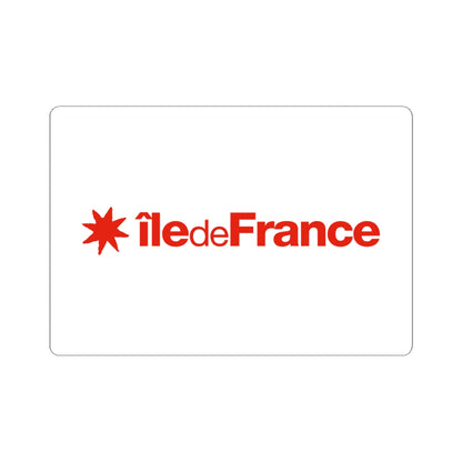 Flag of the Ile-de-France Region (France) STICKER Vinyl Kiss-Cut Decal