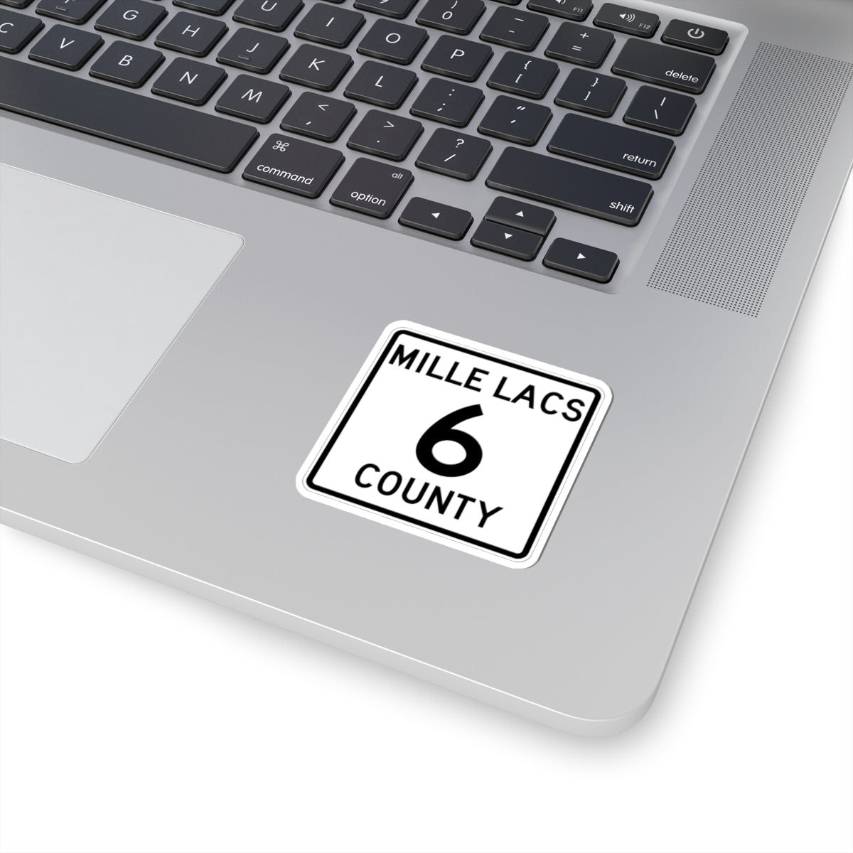 Mille Lacs County 6 MN (Minnesota) (Road Sign) STICKER Vinyl Kiss-Cut Decal