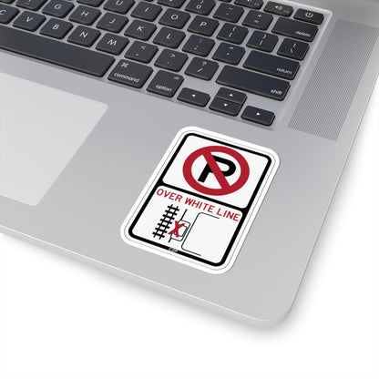 PBOT Road sign P1351 (Oregon) (Road Sign) STICKER Vinyl Kiss-Cut Decal