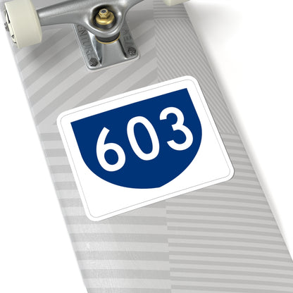 PR primary 603 (Puerto Rico) (Road Sign) STICKER Vinyl Kiss-Cut Decal
