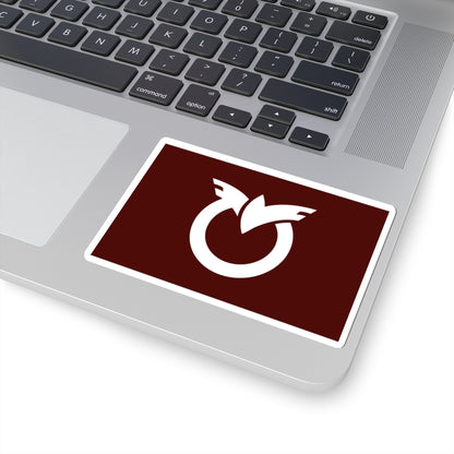 Flag of Reihoku Kumamoto (Japan) STICKER Vinyl Kiss-Cut Decal