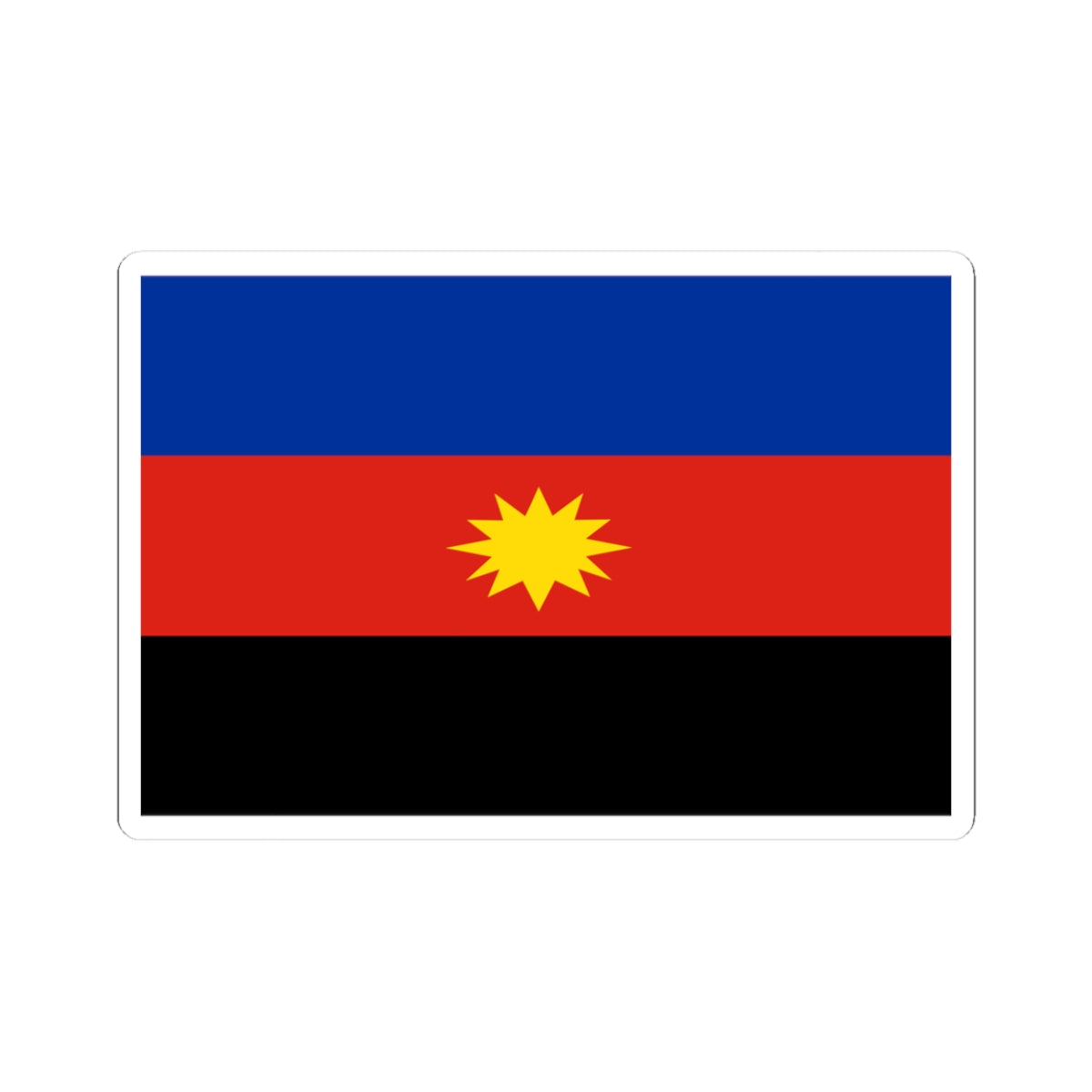 Flag of the Toubou Front for the Salvation of Libya (Libya) STICKER Vinyl Kiss-Cut Decal