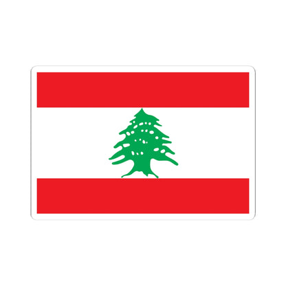 Flag of Lebanon WFB (Lebanon) STICKER Vinyl Kiss-Cut Decal