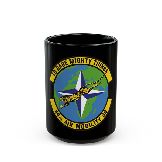 86th Air Mobility Squadron (U.S. Air Force) Black Coffee Mug-15oz-The Sticker Space