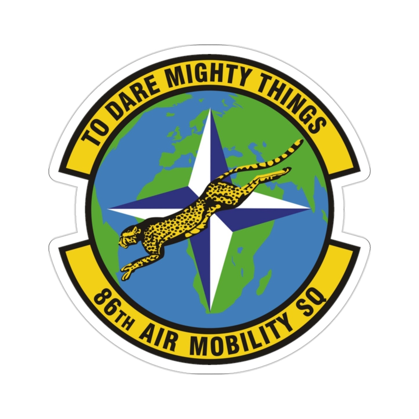 86th Air Mobility Squadron (U.S. Air Force) STICKER Vinyl Die-Cut Decal-2 Inch-The Sticker Space