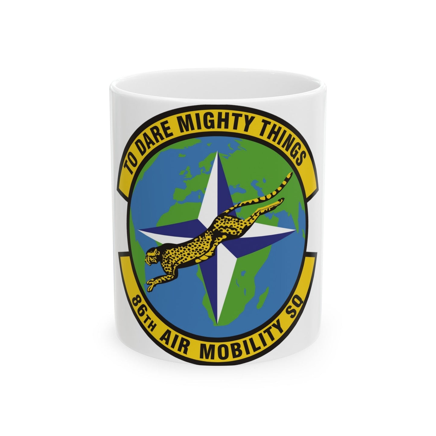 86th Air Mobility Squadron (U.S. Air Force) White Coffee Mug-11oz-The Sticker Space