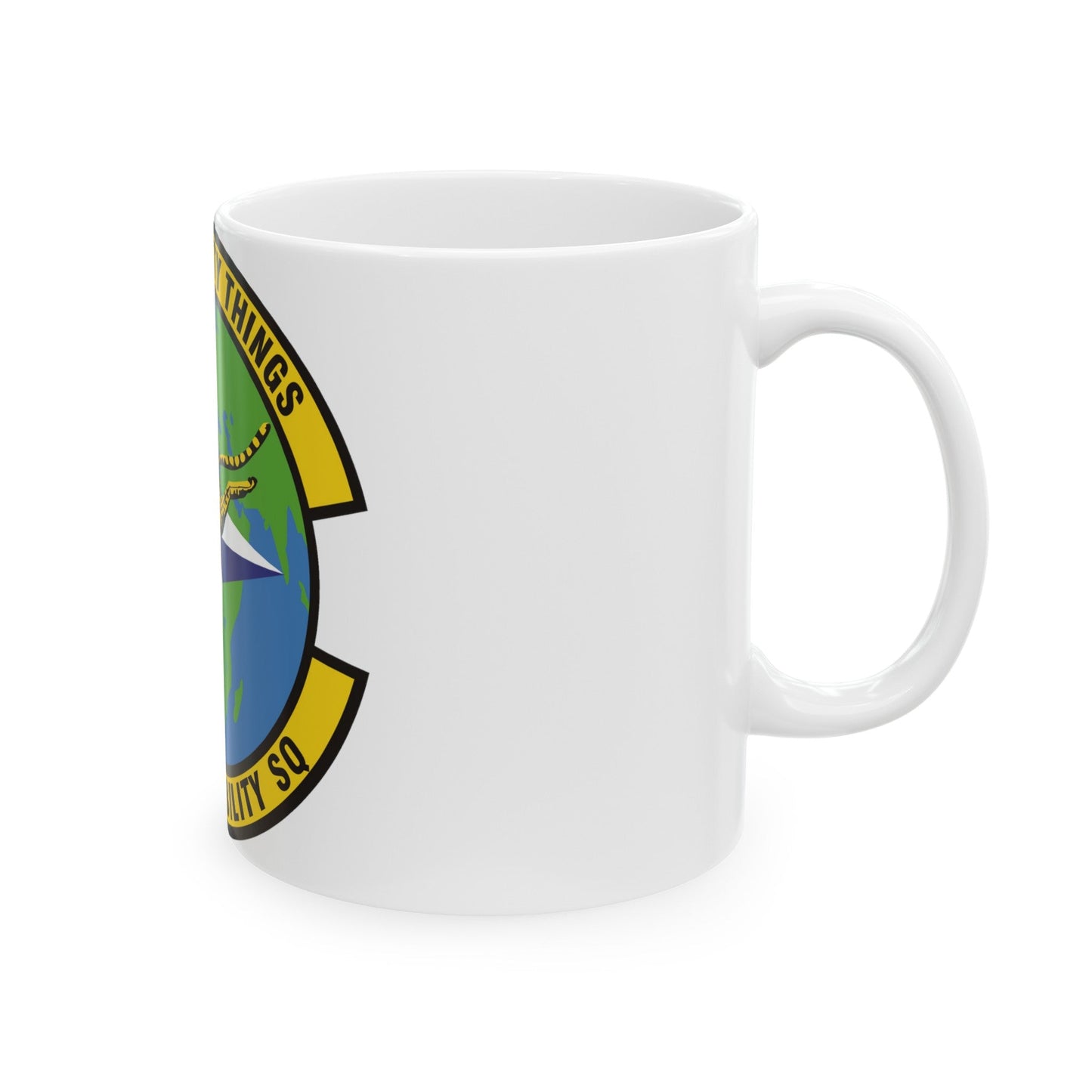 86th Air Mobility Squadron (U.S. Air Force) White Coffee Mug-The Sticker Space