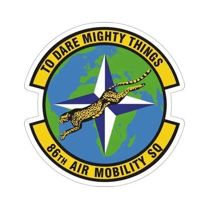 86th Air Mobility Squadron (U.S. Air Force) STICKER Vinyl Die-Cut Decal 3 Inch - The Sticker Space