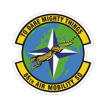 86th Air Mobility Squadron (U.S. Air Force) STICKER Vinyl Die-Cut Decal 4 Inch - The Sticker Space