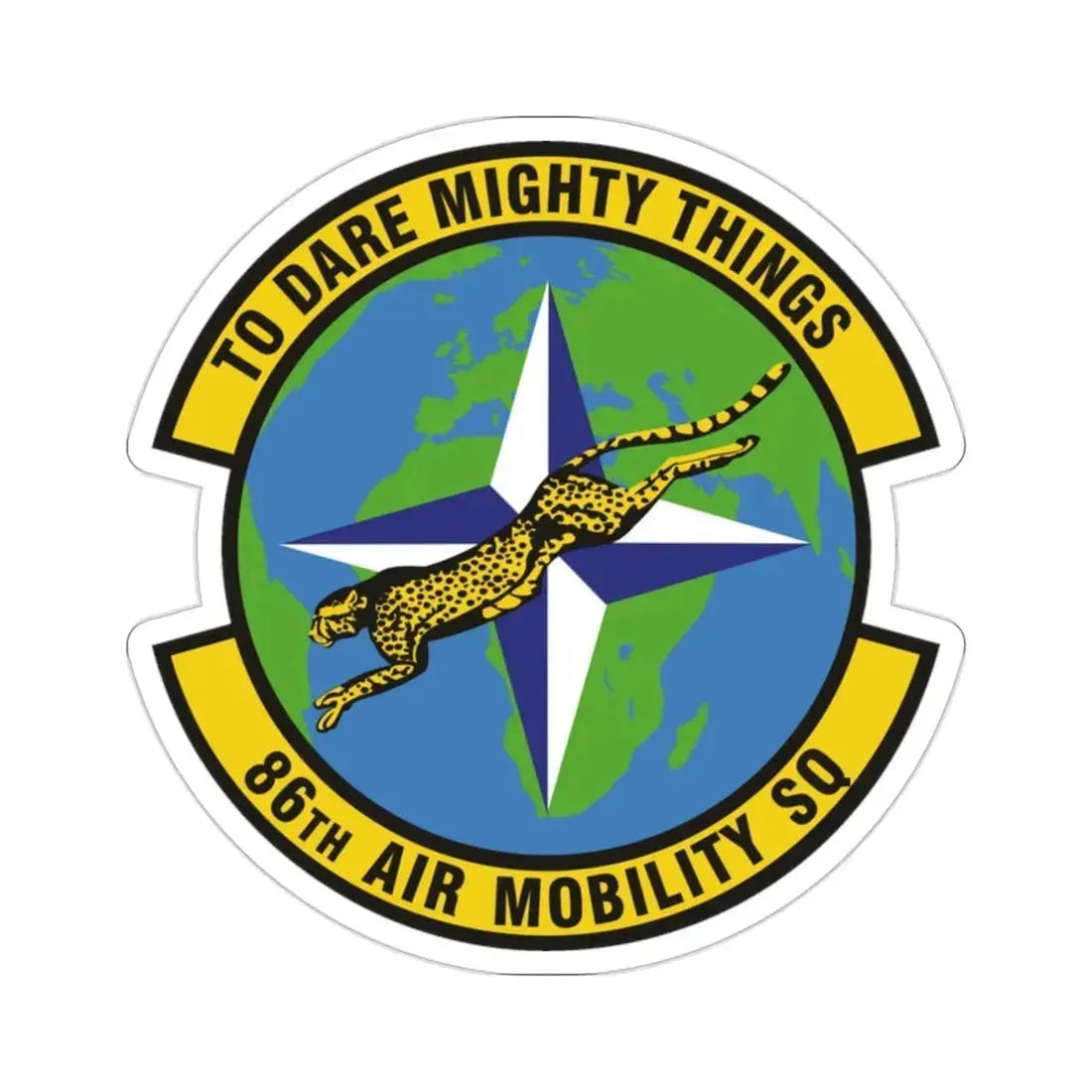 86th Air Mobility Squadron (U.S. Air Force) STICKER Vinyl Die-Cut Decal - The Sticker Space