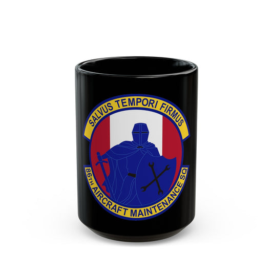 86th Aircraft Maintenance Squadron (U.S. Air Force) Black Coffee Mug-15oz-The Sticker Space