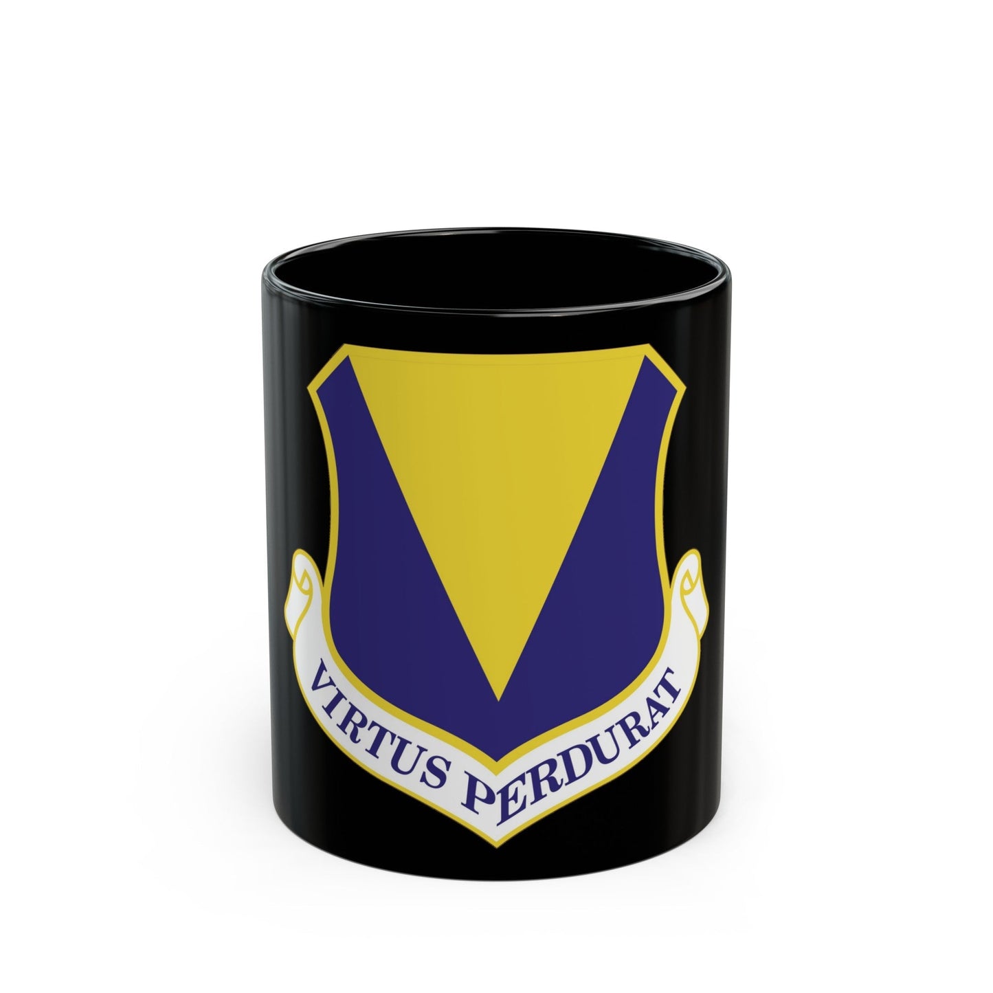 86th Airlift Wing (U.S. Air Force) Black Coffee Mug-11oz-The Sticker Space