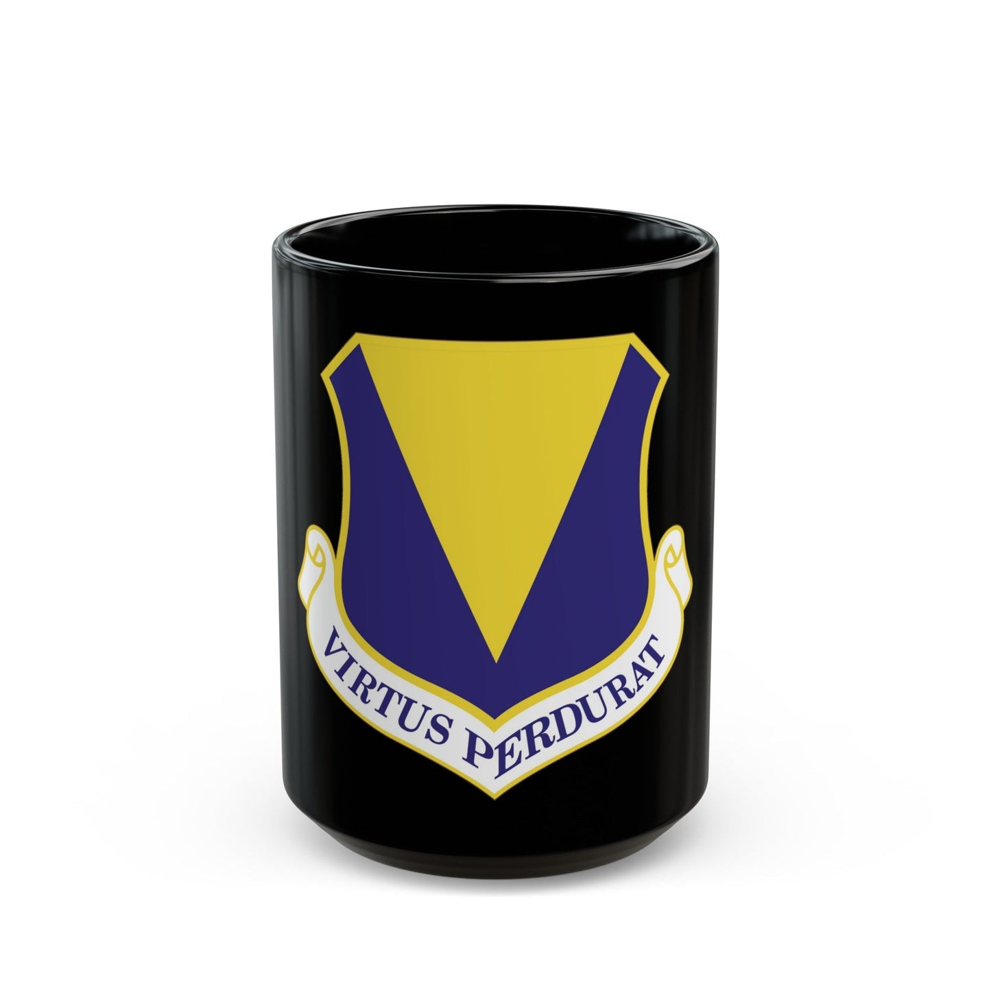 86th Airlift Wing (U.S. Air Force) Black Coffee Mug-15oz-The Sticker Space