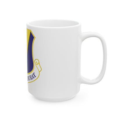 86th Airlift Wing (U.S. Air Force) White Coffee Mug-The Sticker Space