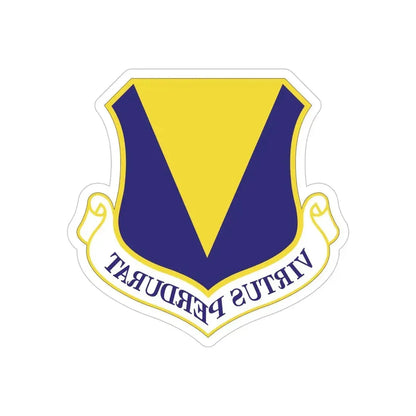 86th Airlift Wing (U.S. Air Force) REVERSE PRINT Transparent Die-Cut STICKER - The Sticker Space