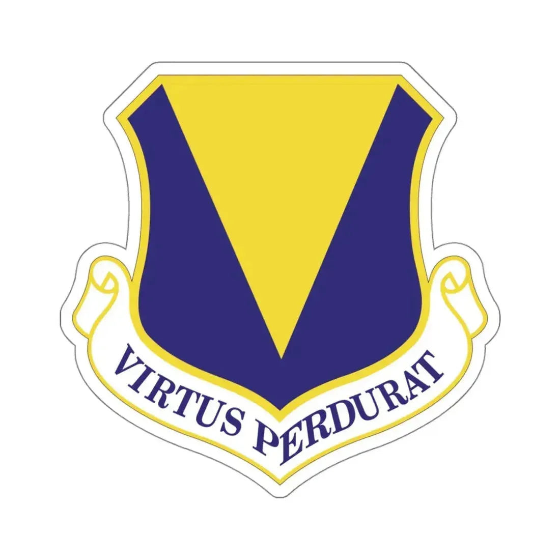 86th Airlift Wing (U.S. Air Force) STICKER Vinyl Kiss-Cut Decal 4 Inch White - The Sticker Space