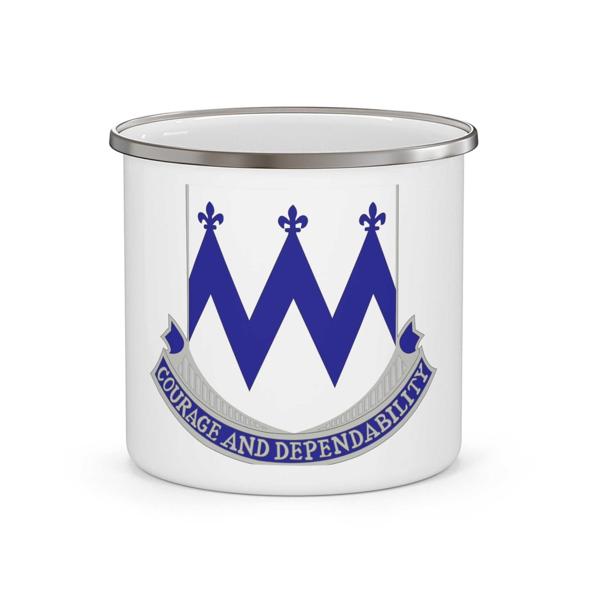 86th Infantry Regiment (U.S. Army) 12oz Enamel Mug-12oz-The Sticker Space