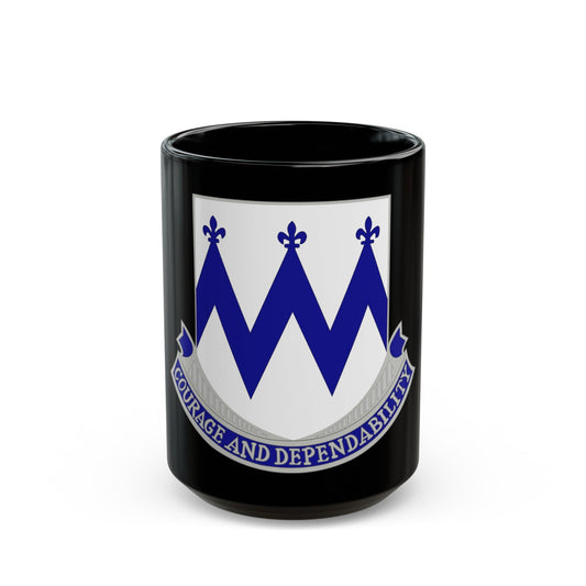 86th Infantry Regiment (U.S. Army) Black Coffee Mug-15oz-The Sticker Space