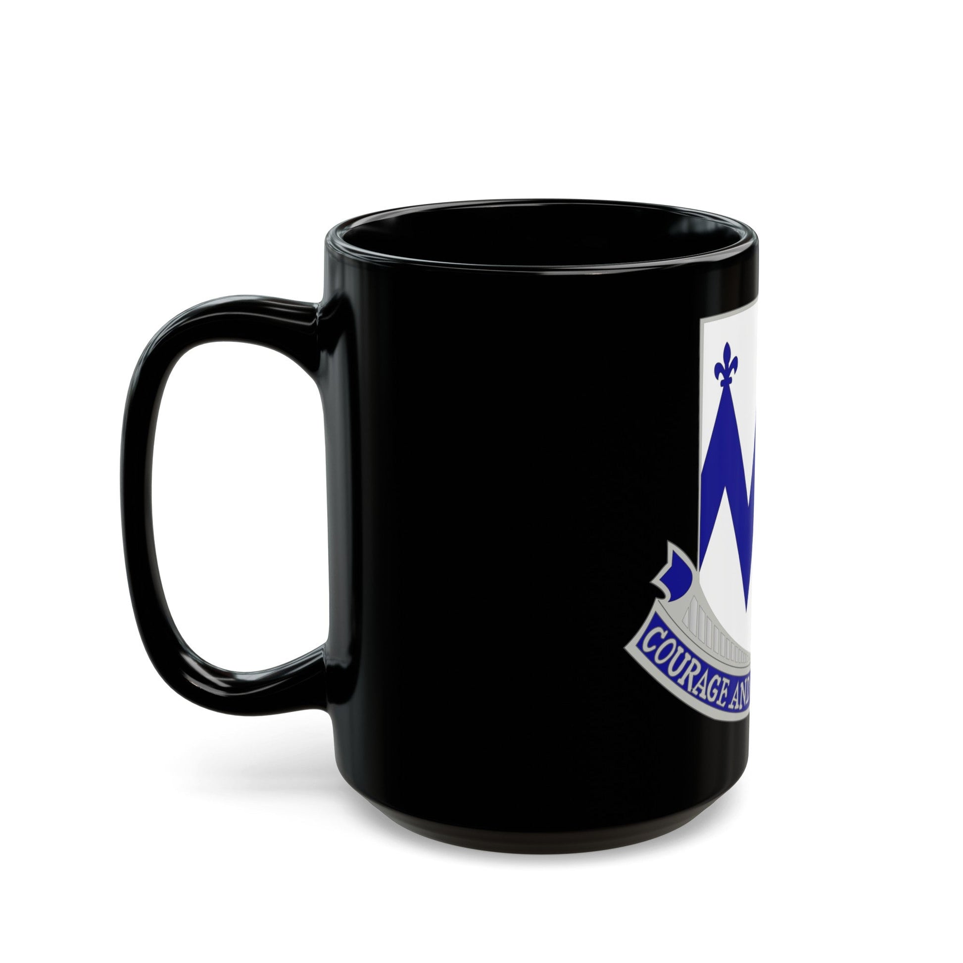 86th Infantry Regiment (U.S. Army) Black Coffee Mug-The Sticker Space